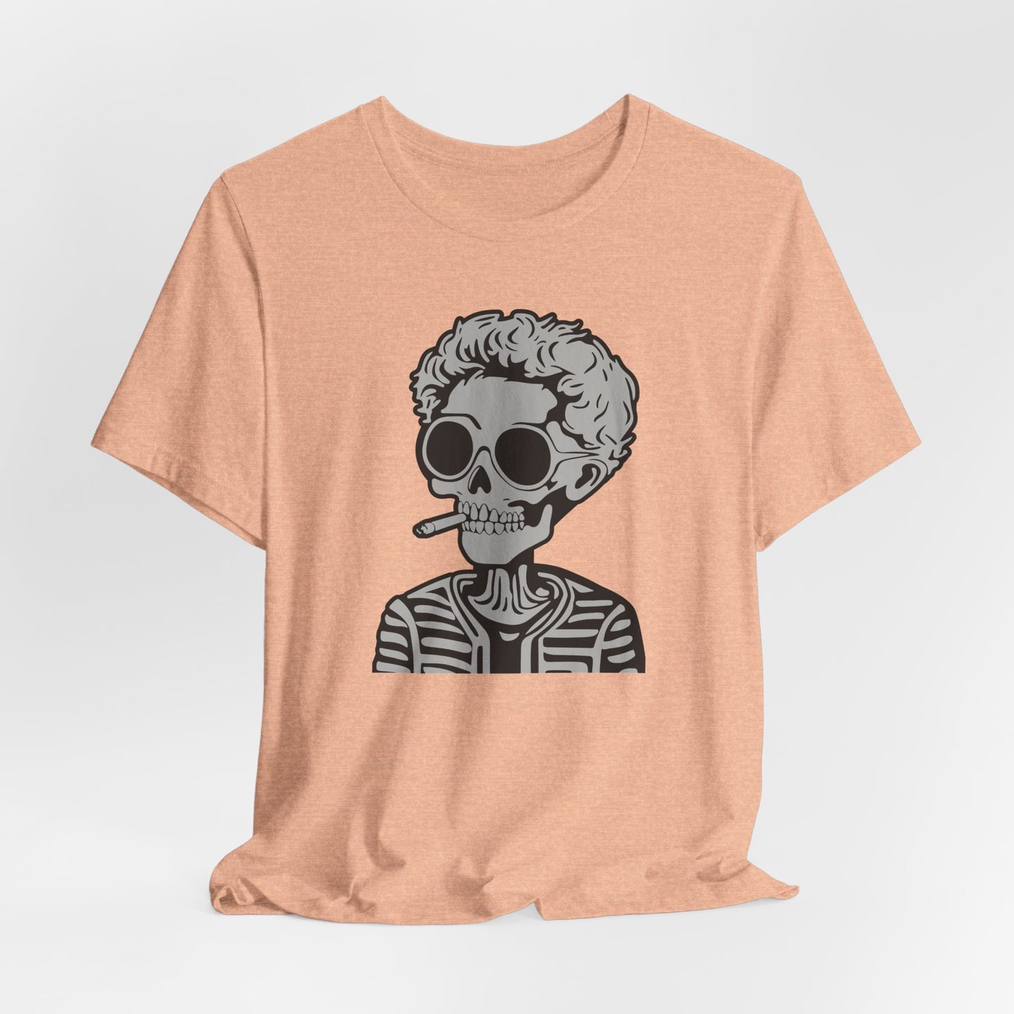 Skull Rebel Tee — “The rebel in me will never die.” Graphic Short Sleeve Shirt