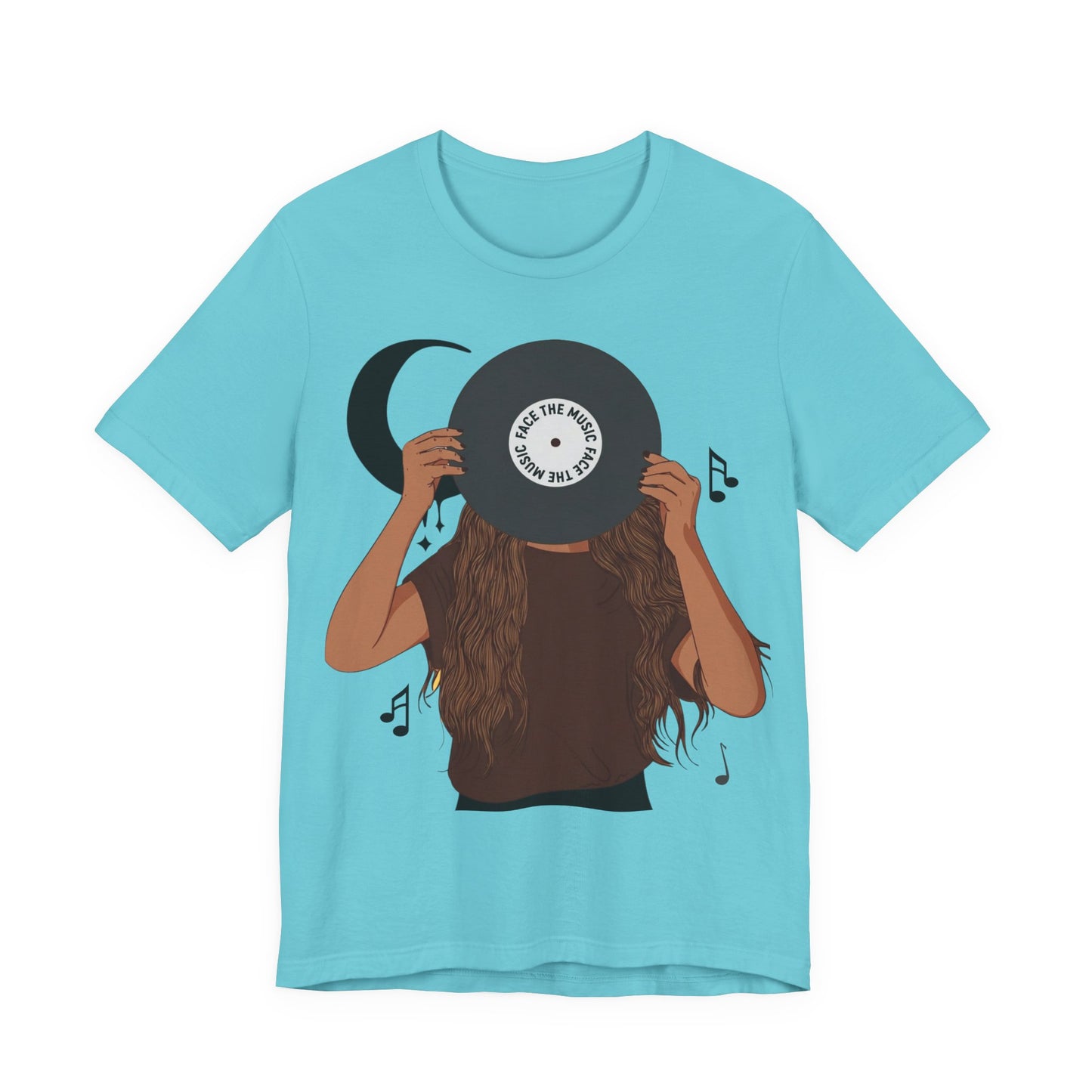 Vinyl Girl Graphic Tee – Retro Record Music Lover T-Shirt