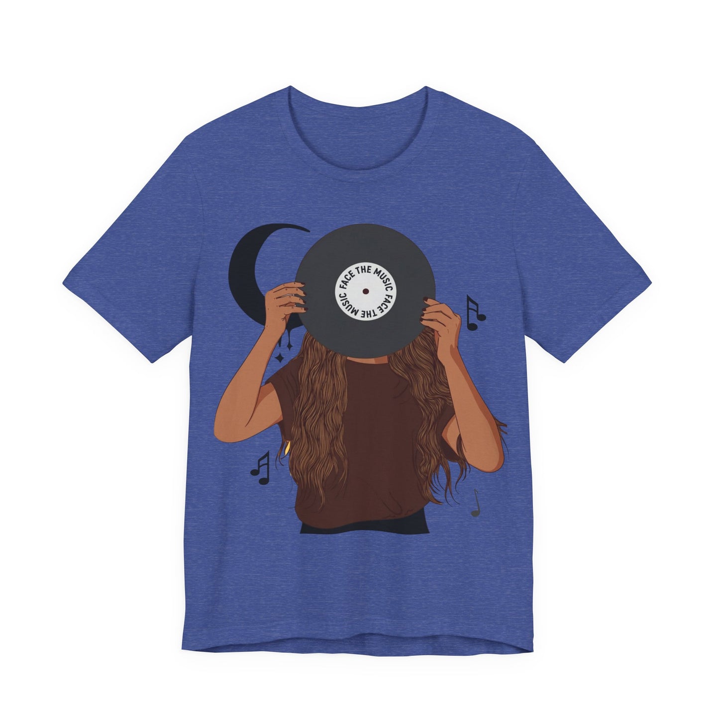 Vinyl Girl Graphic Tee – Retro Record Music Lover T-Shirt