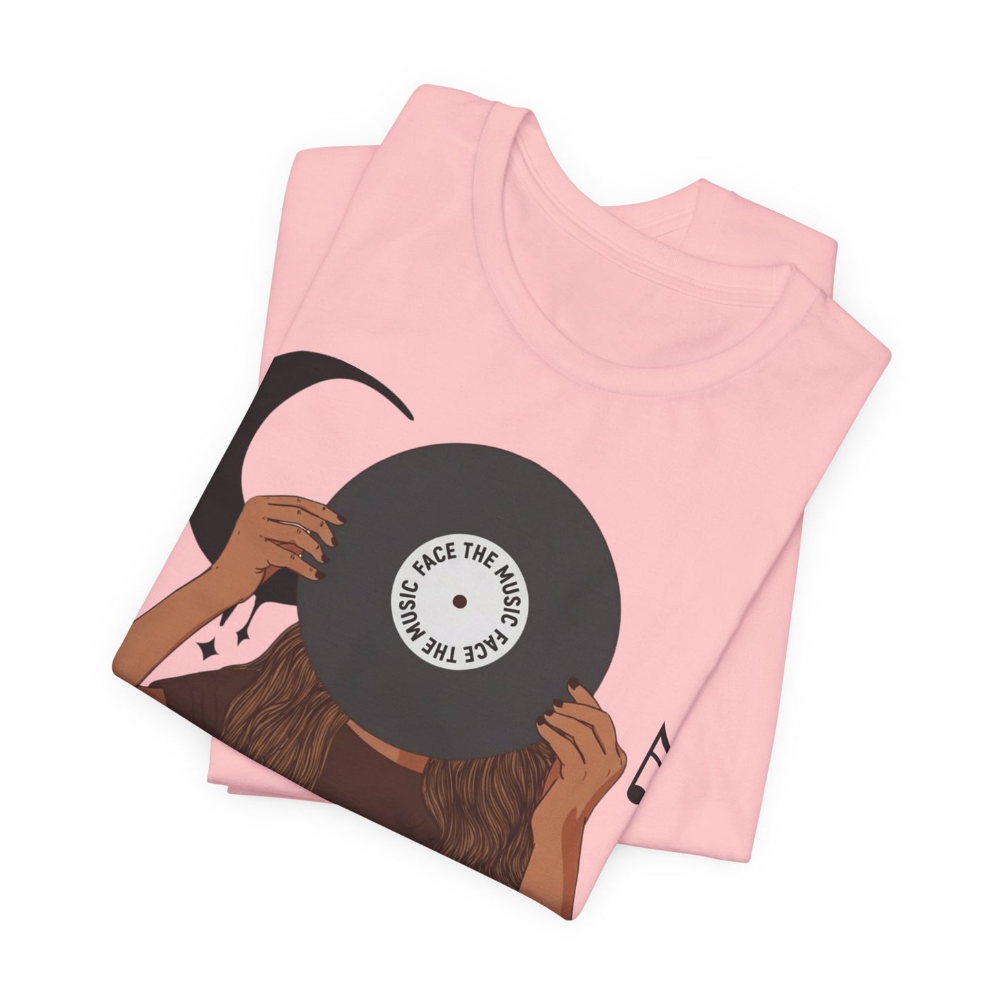 Vinyl Girl Graphic Tee – Retro Record Music Lover T-Shirt