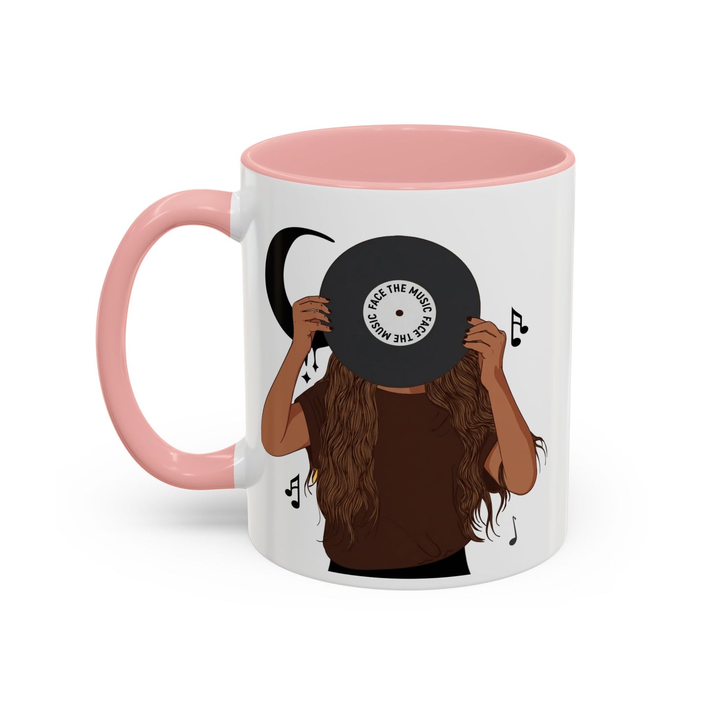 Music Lover Accent Coffee Mug – Headphones Design, 11/15oz