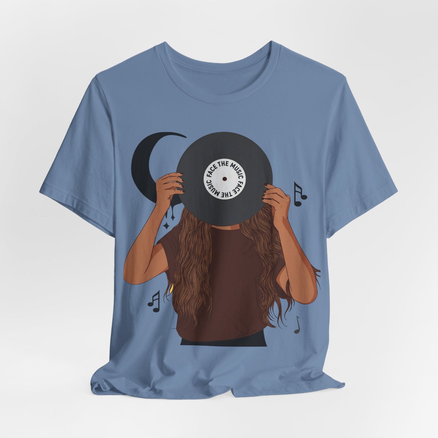 Vinyl Girl Graphic Tee – Retro Record Music Lover T-Shirt