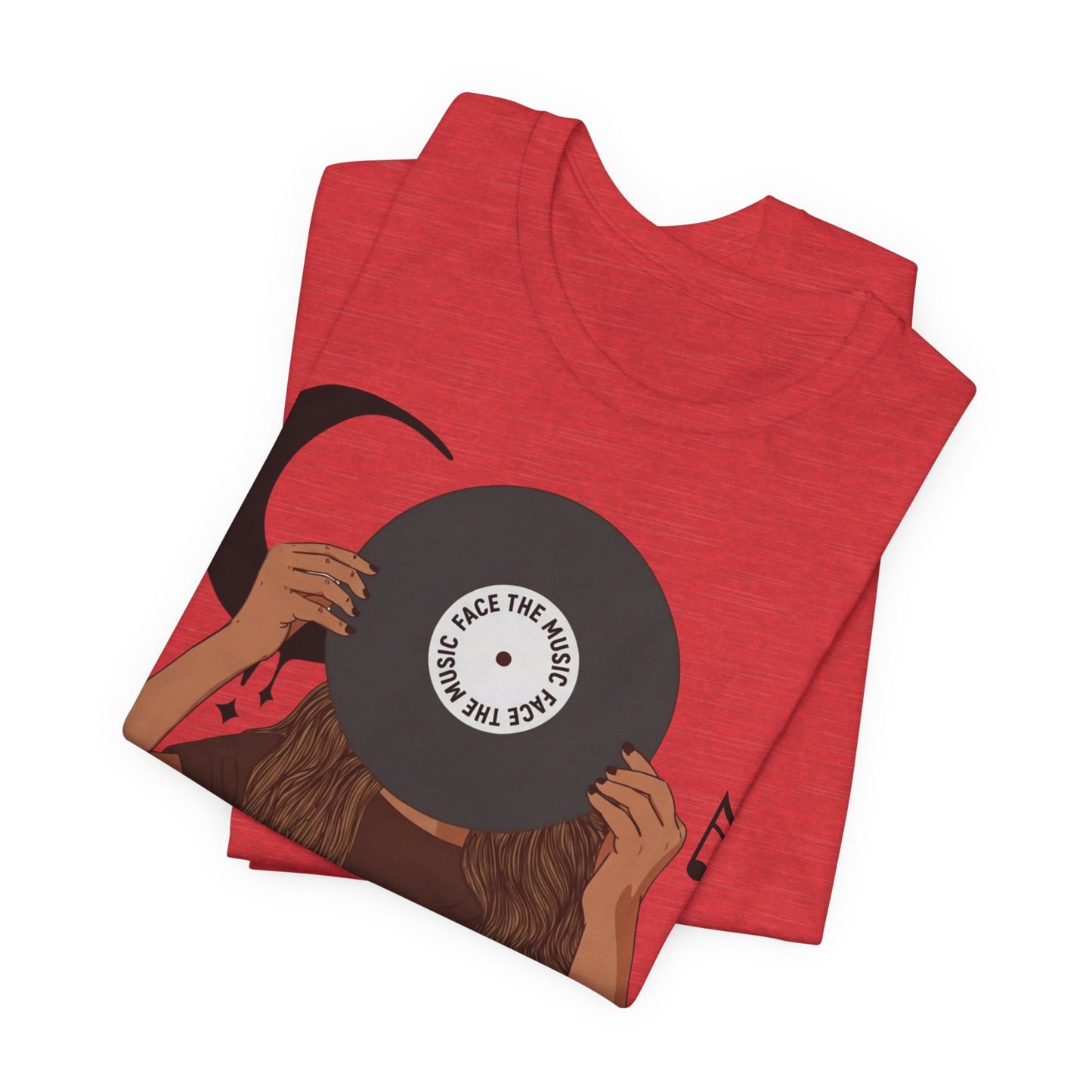 Vinyl Girl Graphic Tee – Retro Record Music Lover T-Shirt