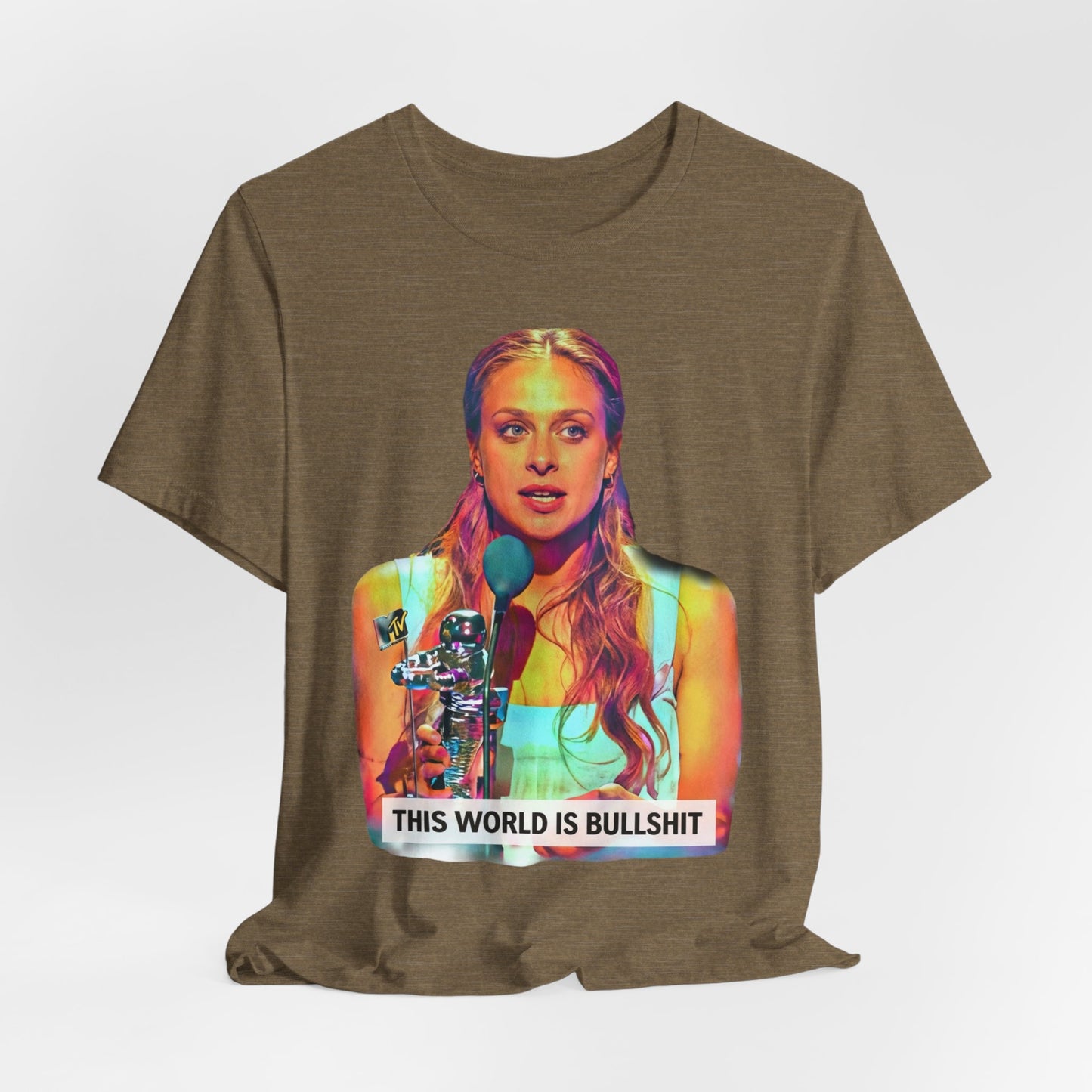 Comfy Graphic, Fiona Apple "This World Is Bullshit" Tee with 'Egos Kill Everything' Back