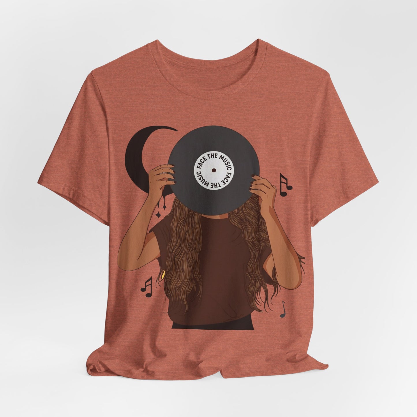 Vinyl Girl Graphic Tee – Retro Record Music Lover T-Shirt