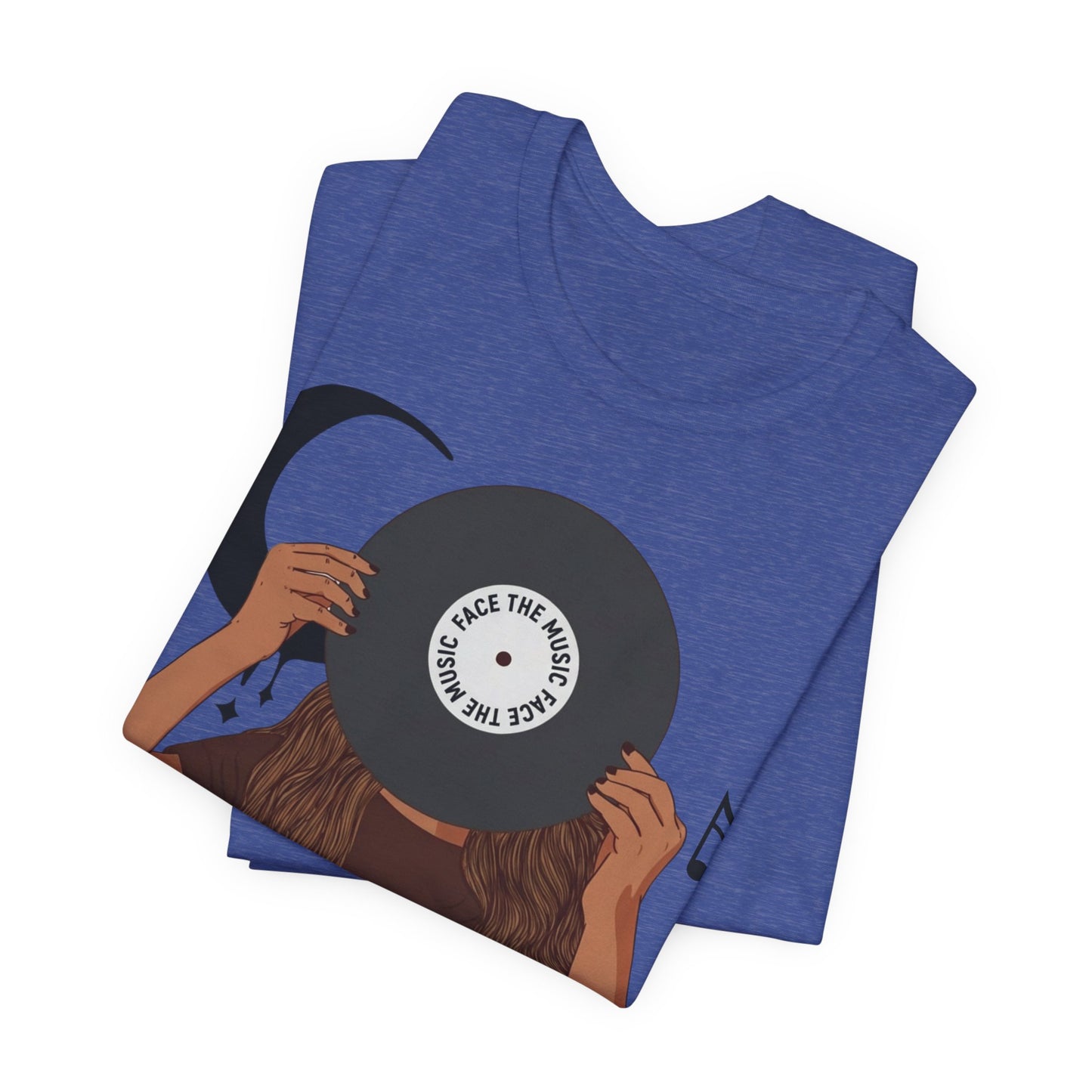 Vinyl Girl Graphic Tee – Retro Record Music Lover T-Shirt