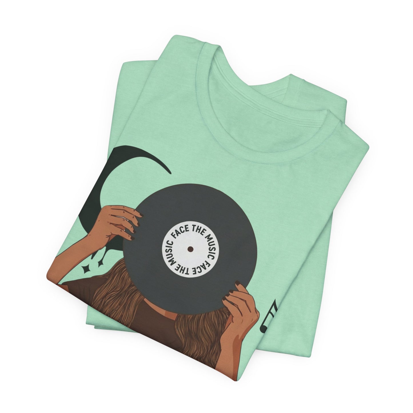 Vinyl Girl Graphic Tee – Retro Record Music Lover T-Shirt