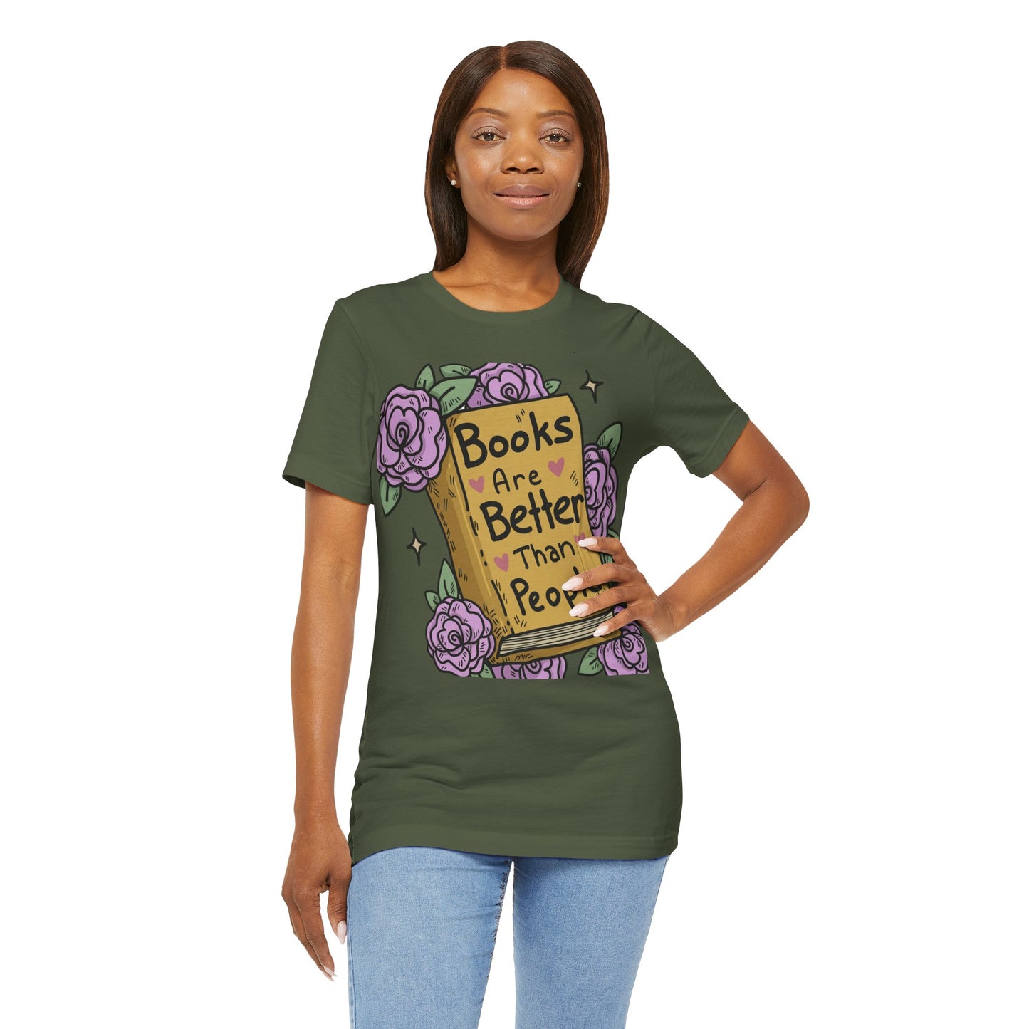 Comfy, Books Are Better Than People T-Shirt
