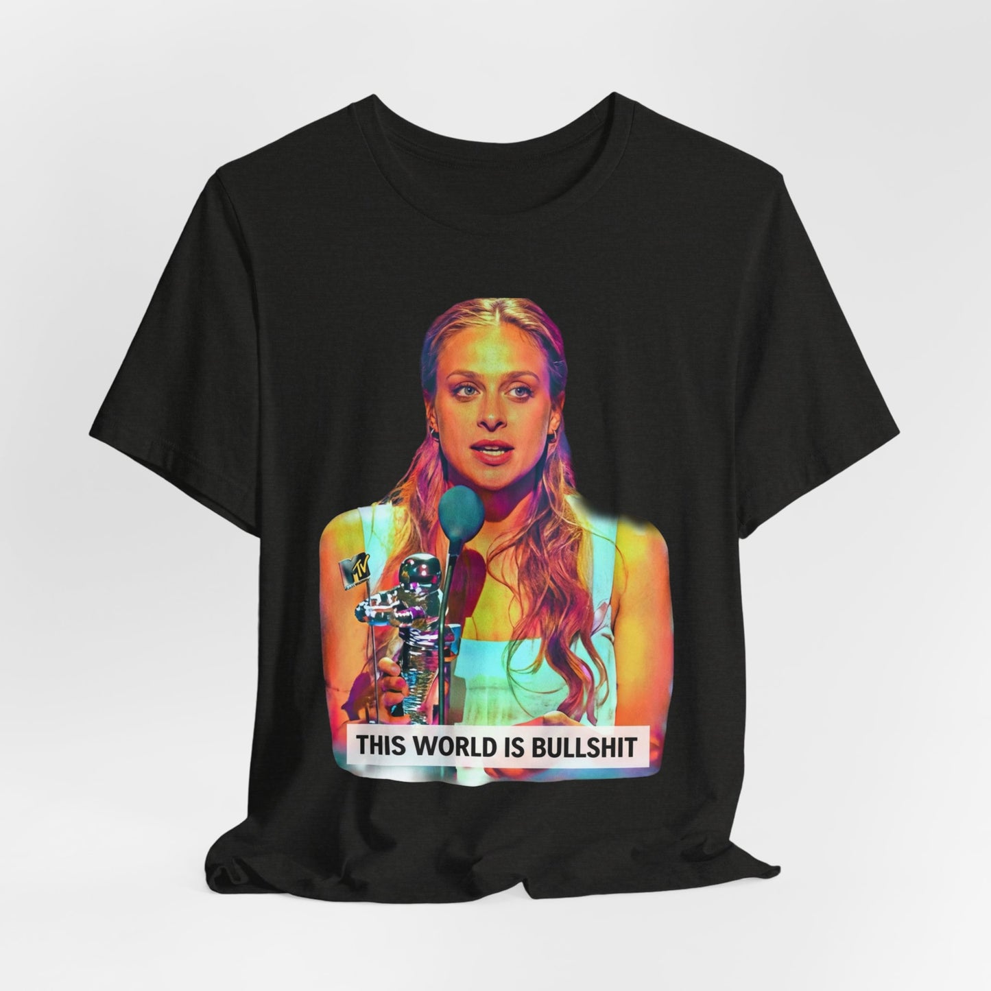 Comfy Graphic, Fiona Apple "This World Is Bullshit" Tee with 'Egos Kill Everything' Back