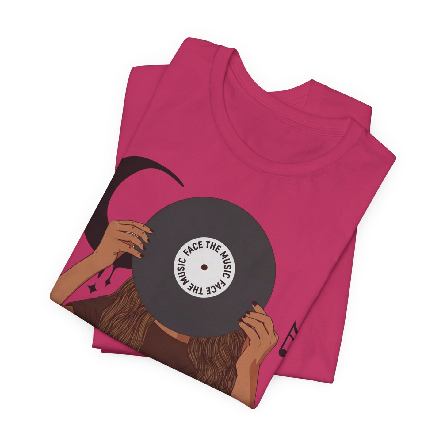 Vinyl Girl Graphic Tee – Retro Record Music Lover T-Shirt