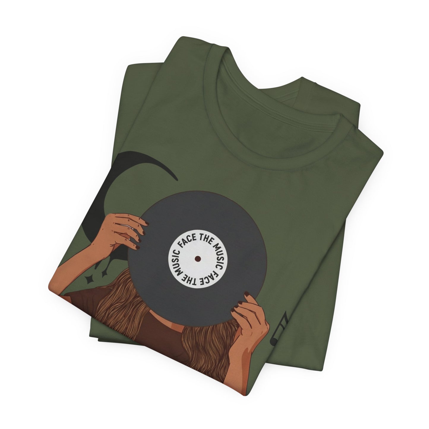 Vinyl Girl Graphic Tee – Retro Record Music Lover T-Shirt