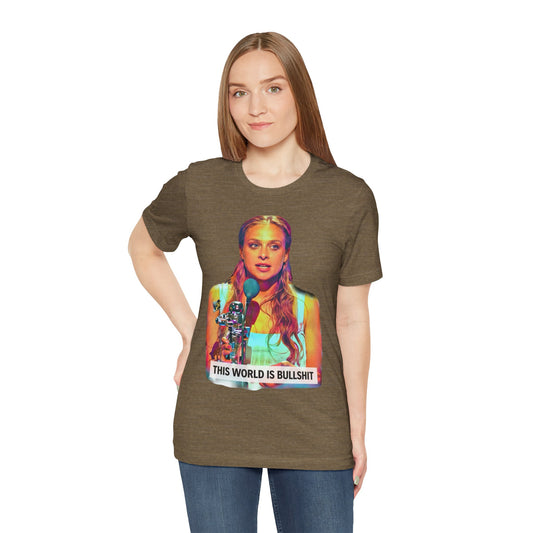 Comfy Graphic, Fiona Apple "This World Is Bullshit" Tee with 'Egos Kill Everything' Back