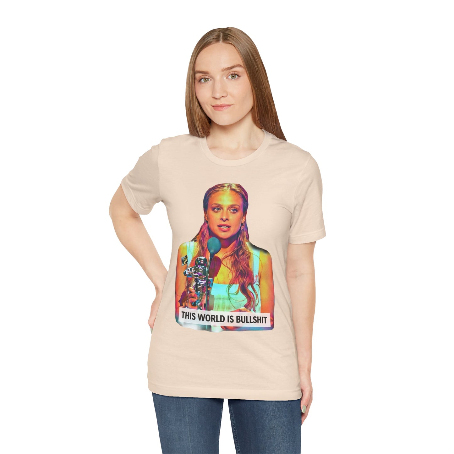 Comfy Graphic, Fiona Apple "This World Is Bullshit" Tee with 'Egos Kill Everything' Back