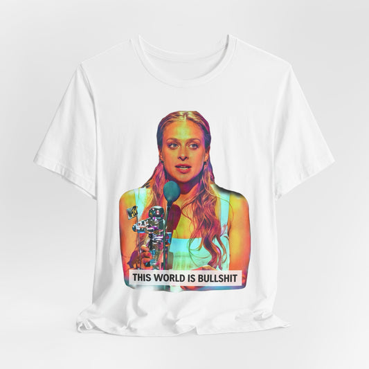 Comfy Graphic, Fiona Apple "This World Is Bullshit" Tee with 'Egos Kill Everything' Back