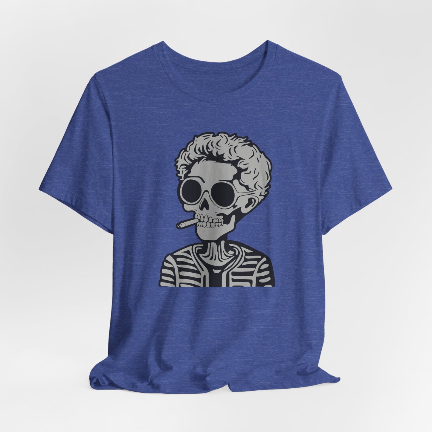 Skull Rebel Tee — “The rebel in me will never die.” Graphic Short Sleeve Shirt