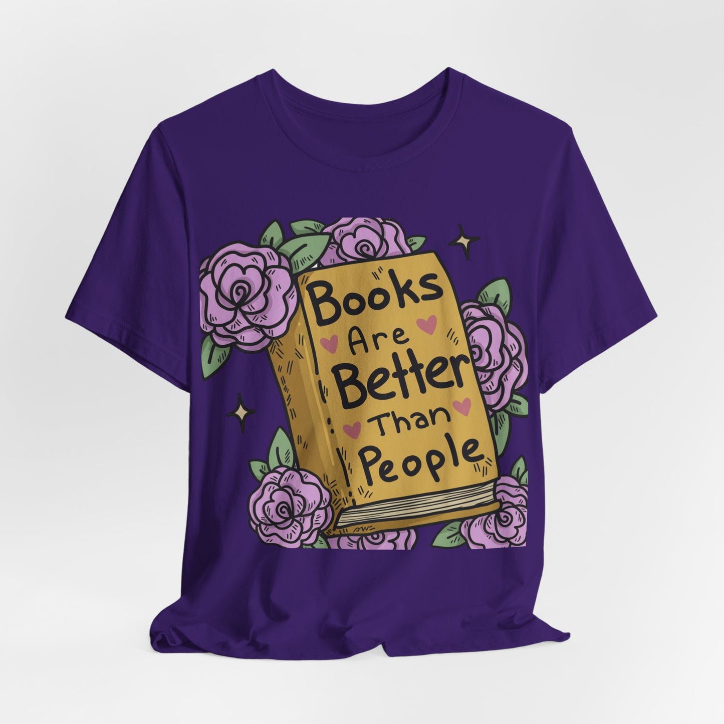 Comfy, Books Are Better Than People T-Shirt